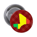 Mali Flag Map full size Button