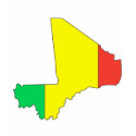 Mali flag map t-shirts by FlagStore Mali flag map t-shirts