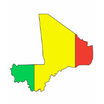 Mali flag map t-shirts by FlagStore Mali flag map t-shirts