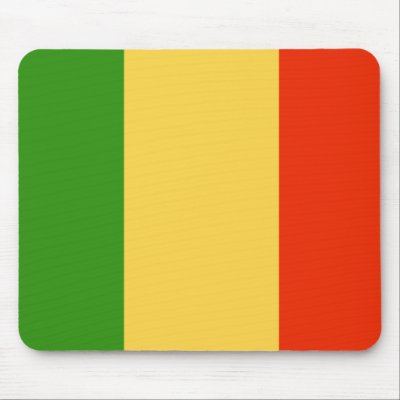 Mali Flag Mousepad by jacinto888