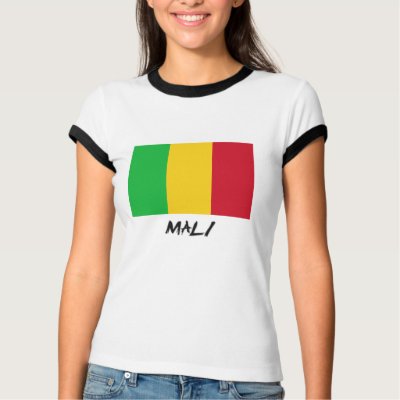 Mali Flag Tshirt by flagshirt