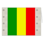 Mali High quality Flag Greeting Card