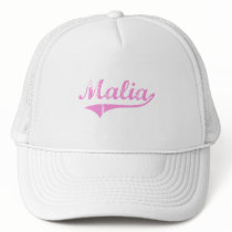 Malia Classic Style Name Trucker Hat