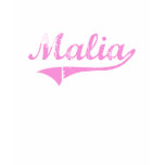 Malia Classic Style Name t-shirts