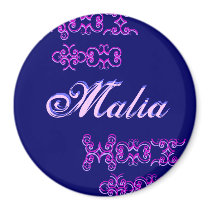 Malia Designer Name I Magnet by DesignerName Malia Designer Name I Magnet