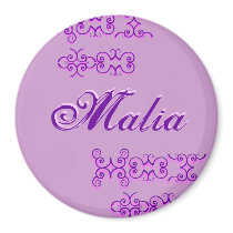 Malia Designer Name II Magnet by DesignerName Malia Designer Name II Magnet