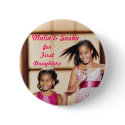 Malia & Sasha Obama for First Daughters buttons