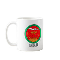 Malian Emblem mugs by FlagStore Malian Emblem mugs