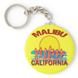 MALIBU BEACH CALIFORNIA KEYCHAINS