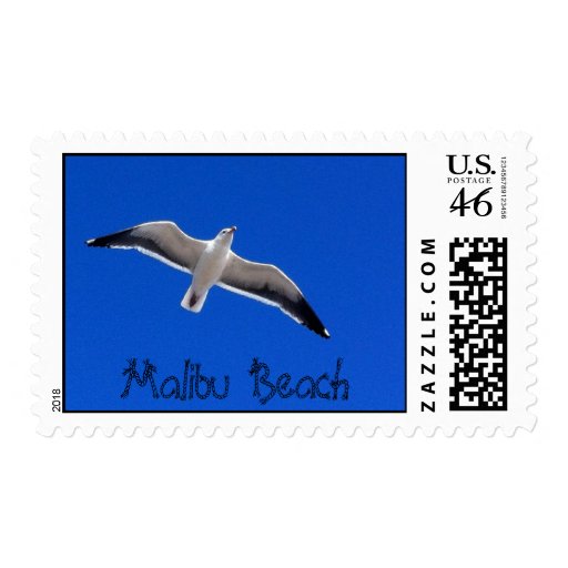 Malibu Beach Gull Postage