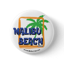 Malibu Beach Palm Tree buttons by malibutees Malibu Beach Palm Tree buttons