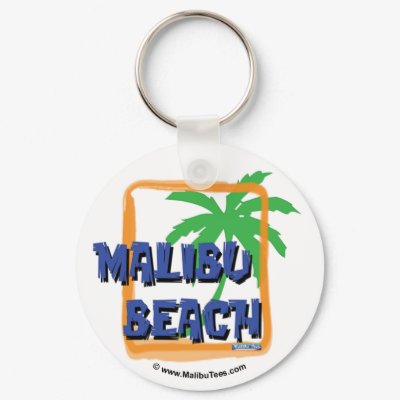 Malibu Beach Palm Tree Key Chains by malibutees