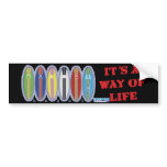 Malibu Beach Surfboards Bumper Stickers
