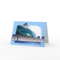 Malibu Beach Surfing cards