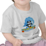 This darling panda bear is too cute! He loves to go surfing on huge waves in Malibu Beach. What a cute design for anyone who loves surfing in California as much as panda does.