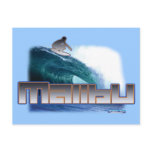 Malibu Beach Surfing Post Cards