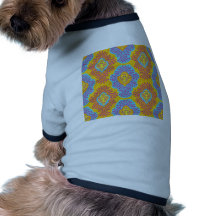 Malibu Breeze Damask Doggie Tshirt