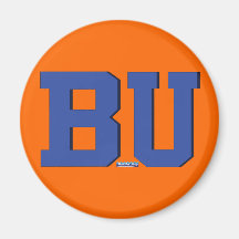 Malibu: BU Refrigerator Magnet