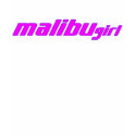 Malibu Girl Hot Pink Purple Outline t-shirts by MalibuMan Malibu Girl Hot Pink Purple Outline t-shirts