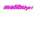 Malibu Girl Hot Pink Red Outline t-shirts by MalibuMan Malibu Girl Hot Pink Red Outline t-shirts