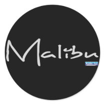 Malibu Sticker