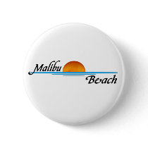 Malibu Sunset Pinback Buttons