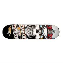 malice-scull custom skate board