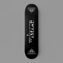 MALICIOUS DAMAGE BANNER LOGO SKATEBOARD by maliciousdamage MALICIOUS DAMAGE BANNER LOGO SKATEBOARD