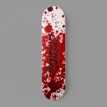 MALICIOUS DAMAGE BLOOD SKATEBOARD by maliciousdamage MALICIOUS DAMAGE BLOOD SKATEBOARD