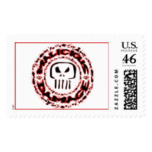 MALICIOUS DAMAGE OFFICIAL U.S. POSTAGE STAMP