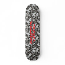 MALICIOUS DAMAGE PILE-O-SKULLS SKATEBOARD