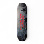 MALICIOUS DAMAGE RED LOGO SKATEBOARD