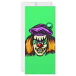 Malicious Evil Clown Full Color Rack Card