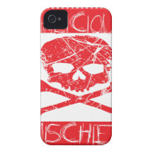 MALICIOUS MISCHIEF -SKULL&BONES iPhone 4 CASE