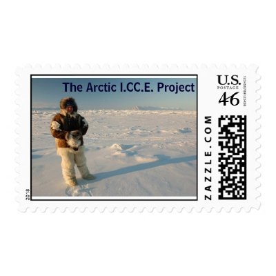 Malin in Arctic, The Arctic I.CC.E. Project Postage Stamps by jenningm