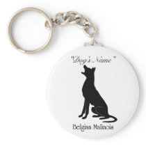 Malinois Bark Keychain