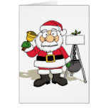 Mall Santa Greeting Card