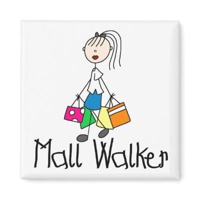 Mall Walker Magnet by stick_figures