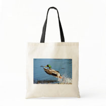 Mallard drake tote bag