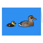 Mallard & duckling Note Card