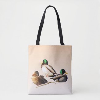 Mallard Ducks Bird Animal Tote Bag