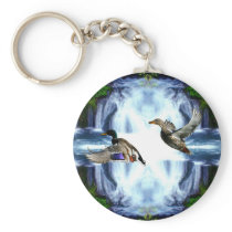 Mallard ducks keychains