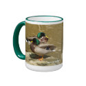 Mallard Ducks Mug by rosehaven Mallard Ducks Mug