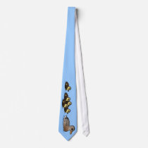 Mallard & five ducklings necktie