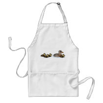 Mallard & four ducklings apron