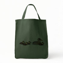 Mallard & four ducklings canvas bags