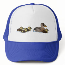 Mallard & four ducklings hats