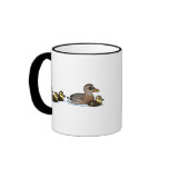 Mallard & four ducklings mug