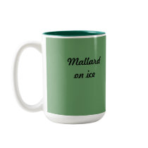 Mallard on ice Mug