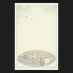 Mallard Pair Custom Stationery stationery